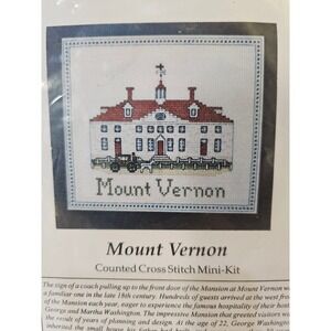 Posy Collection George Washington's Mount Vernon Cross Stitch Mini Kit #PC-112